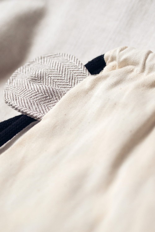 Mały bawełniany workoplecak miś