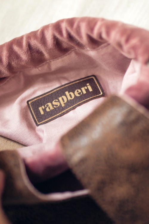 Różowy workoplecak królik z weluru