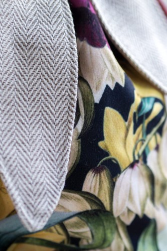 Mini plecak królik w żonkile