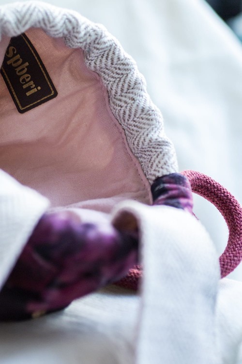 Mini plecak królik w żonkile