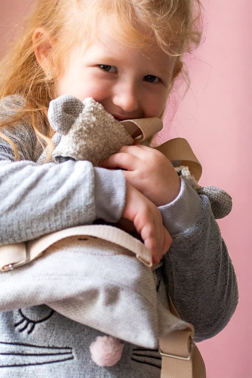 Jasny dziecięcy plecak LAMA