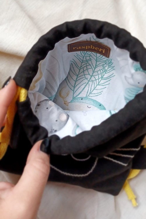 Czarny kotek mini workoplecak dziecięcy