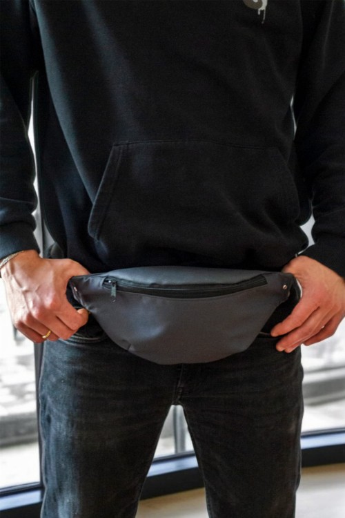 Grafitowa nerka męska