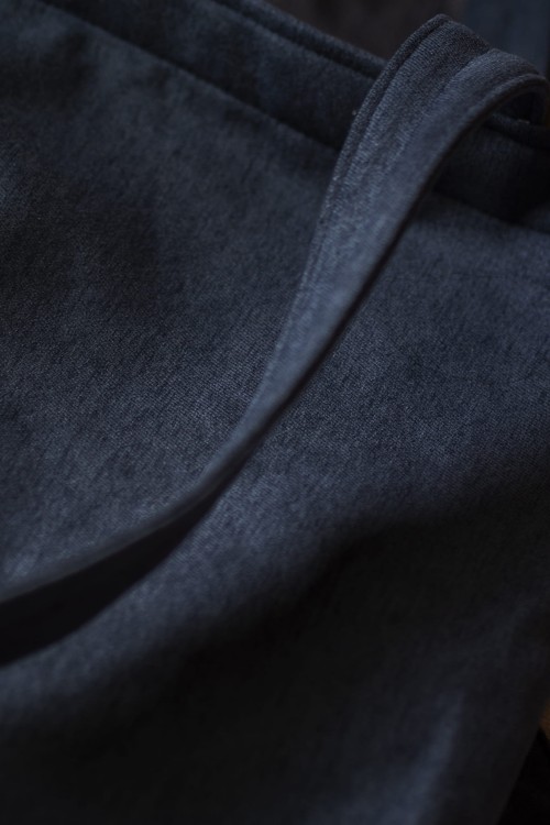 Duża granatowa torba shopperka